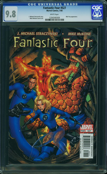 FANTASTIC FOUR #527, CGC 9.8 NM/MT