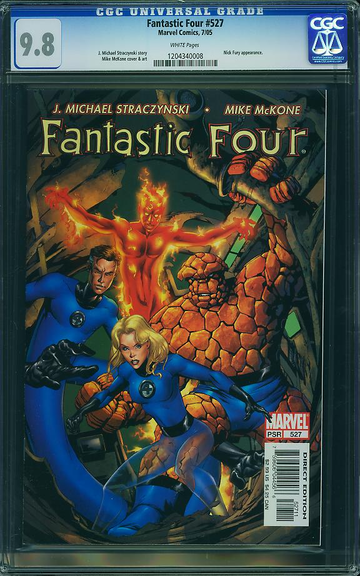 FANTASTIC FOUR #527, CGC 9.8 NM/MT