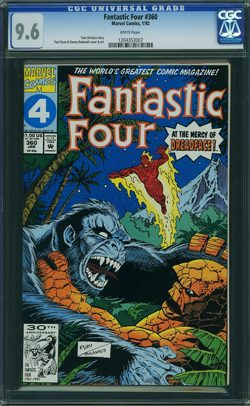 FANTASTIC FOUR #360, CGC 9.6 NM+