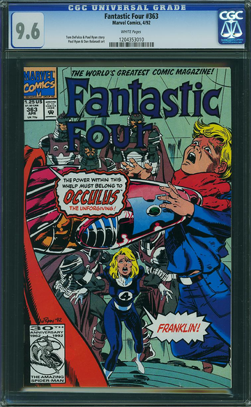 FANTASTIC FOUR #363, CGC 9.6 NM+