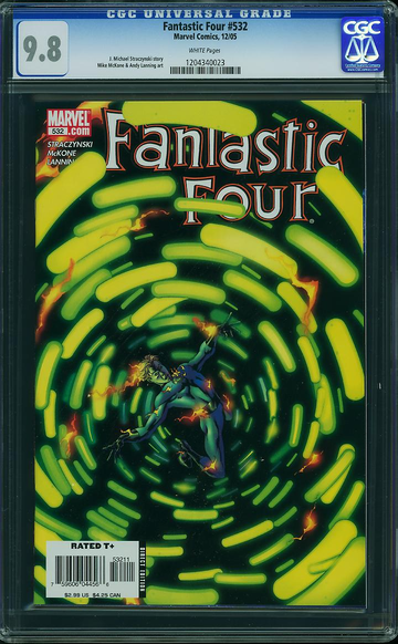 FANTASTIC FOUR #532, CGC 9.8 NM/MT