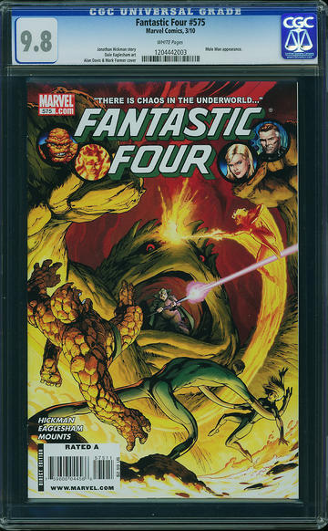 FANTASTIC FOUR #575, CGC 9.8 NM/MT