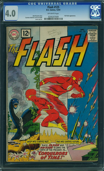 FLASH #125, CGC 4.0 VG