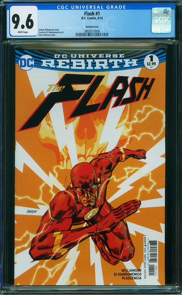 FLASH v2016 #1, CGC 9.6 NM+  VARIANT COVER