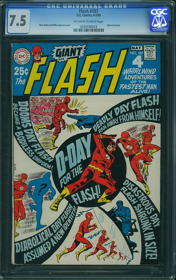 FLASH #187, CGC 7.5 VF-
