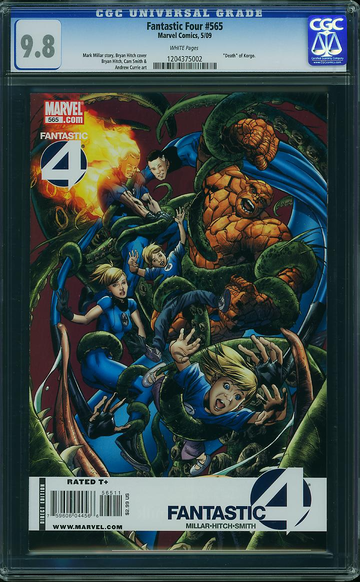 FANTASTIC FOUR #565, CGC 9.8 NM/MT