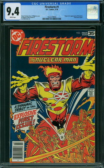 FIRESTORM #1, CGC 9.4 NM