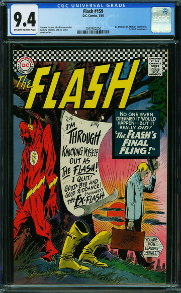 FLASH #159, CGC 9.4 NM