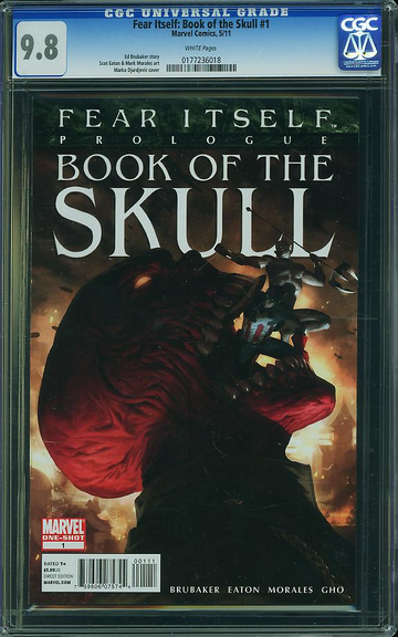 FEAR ITSELF: BOOK OF THE SKULL #1, CGC 9.8 NM/MT