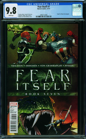 FEAR ITSELF #7, CGC 9.8 NM/MT