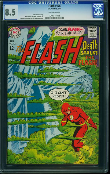 FLASH #176, CGC 8.5 VF+
