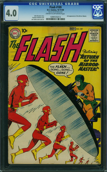 FLASH #109, CGC 4.0 VG