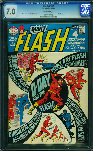FLASH #187, CGC 7.0 FVF