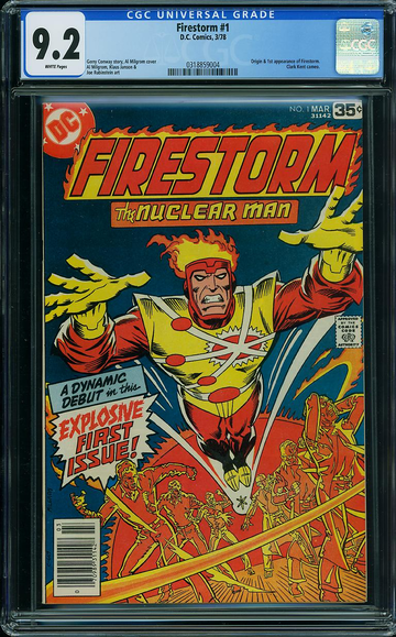 FIRESTORM #1, CGC 9.2 NM-