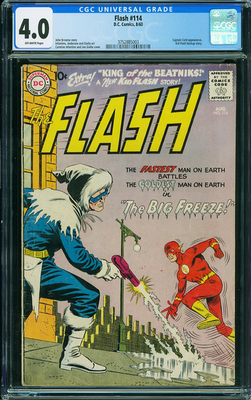 FLASH #114, CGC 4.0 VG