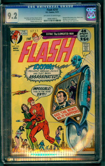 FLASH #210, CGC 9.2 NM-
