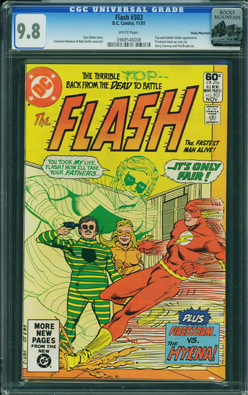 FLASH #303, CGC 9.8 NM/MT -- ROCKY MOUNTAIN PEDIGREE