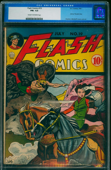 FLASH COMICS #19, CGC 6.5 FN+