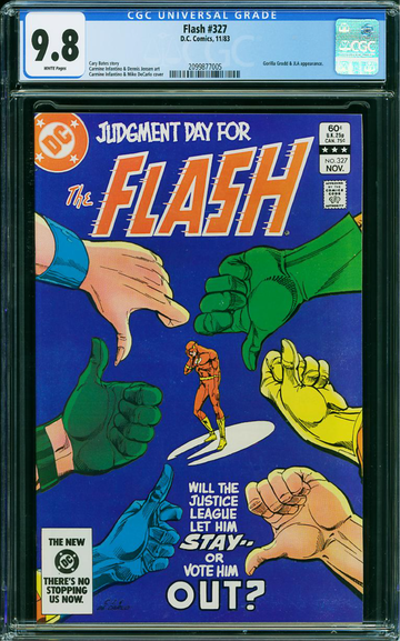 FLASH #327, CGC 9.8 NM/MT