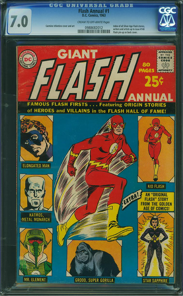 FLASH ANNUAL #1, CGC 7.0 FVF