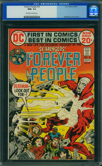 FOREVER PEOPLE #10, CGC 9.6 NM+