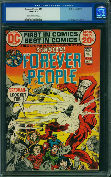 FOREVER PEOPLE #10, CGC 9.2 NM-