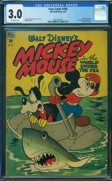 FOUR COLOR #194, CGC 3.0 GVG