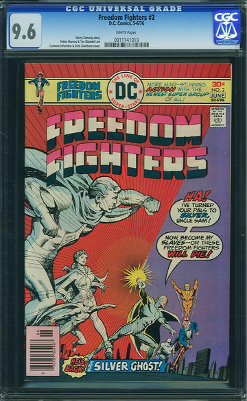 FREEDOM FIGHTERS #2, CGC 9.6 NM+