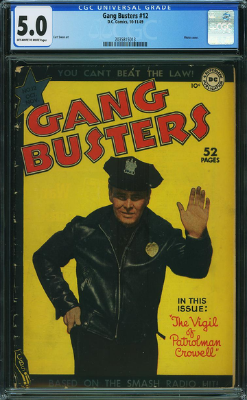 GANG BUSTERS #12, CGC 5.0 VGF