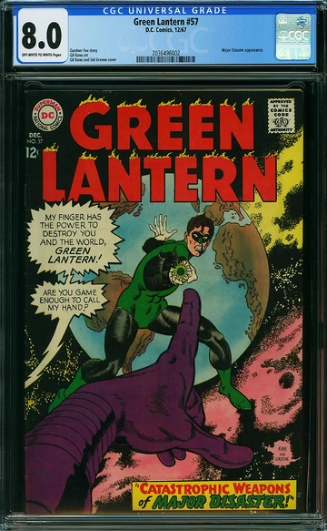 GREEN LANTERN #57, CGC 8.0 VF