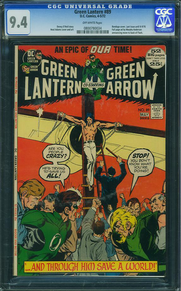 GREEN LANTERN #89, CGC 9.4 NM