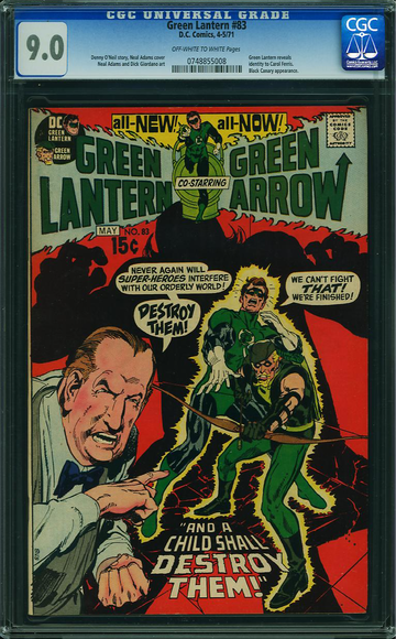 GREEN LANTERN #83, CGC 9.0 VFNM
