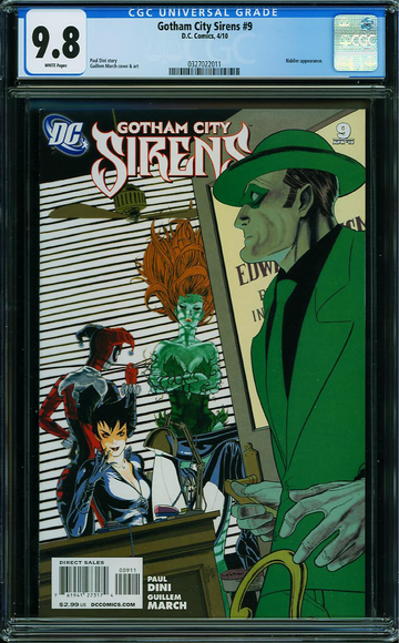 GOTHAM CITY SIRENS #9, CGC 9.8 NM/MT