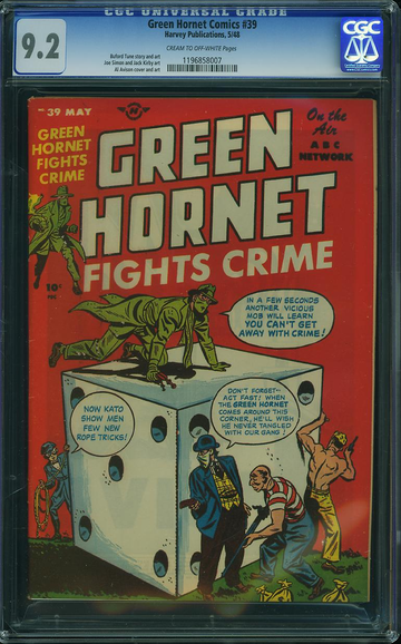 GREEN HORNET COMICS #39, CGC 9.2 NM-