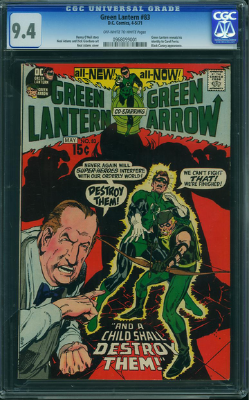 GREEN LANTERN #83, CGC 9.4 NM