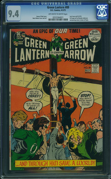 GREEN LANTERN #89, CGC 9.4 NM