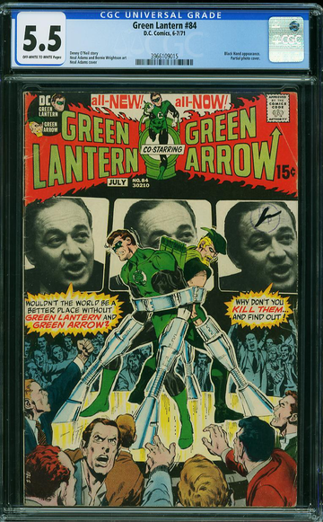 GREEN LANTERN #84, CGC 5.5 FN-