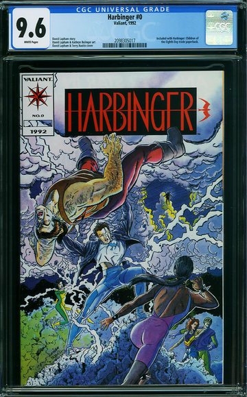 HARBINGER #0, CGC 9.6 NM+