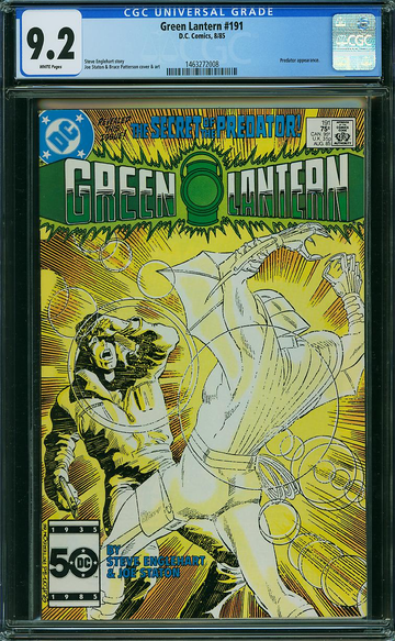GREEN LANTERN #191, CGC 9.2 NM-