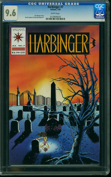 HARBINGER #7, CGC 9.6 NM+