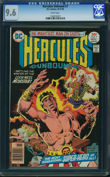 HERCULES UNBOUND #7, CGC 9.6 NM+