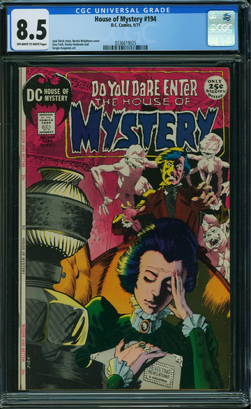 HOUSE OF MYSTERY #194, CGC 8.5 VF+