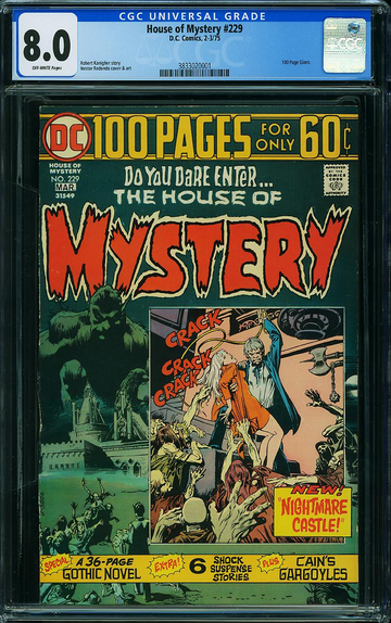 HOUSE OF MYSTERY #229, CGC 8.0 VF