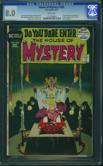 HOUSE OF MYSTERY #202, CGC 8.0 VF