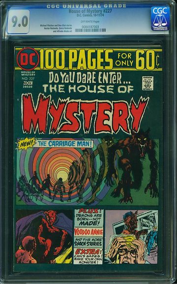 HOUSE OF MYSTERY #227, CGC 9.0 VFNM