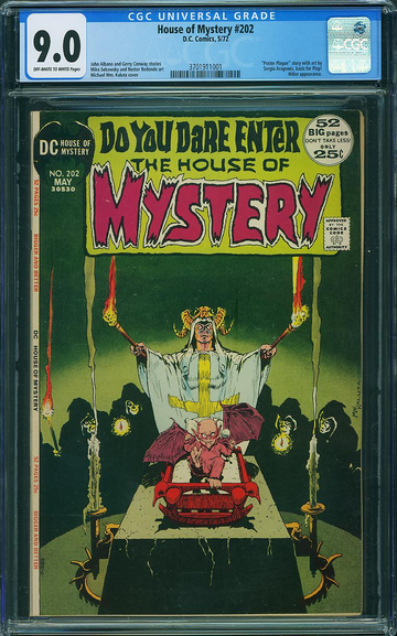 HOUSE OF MYSTERY #202, CGC 9.0 VFNM