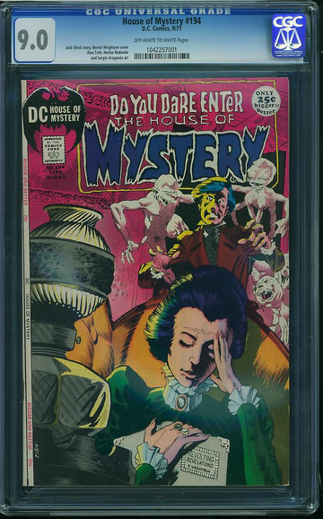HOUSE OF MYSTERY #194, CGC 9.0 VFNM