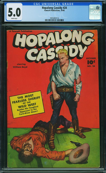 HOPALONG CASSIDY #24, CGC 5.0 VGF
