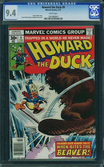 HOWARD THE DUCK #9, CGC 9.4 NM