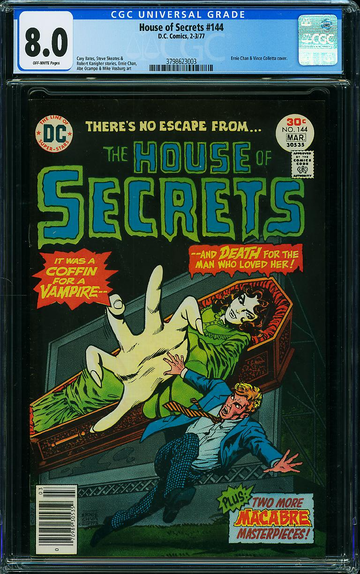 HOUSE OF SECRETS #144, CGC 8.0 VF